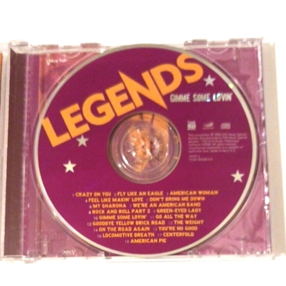 Legends: Gimme Some Lovin' CD - Original Artists - Classic Rock - Picture 4 of 8
